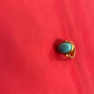 Silpada turquoise ring, size 8 I believe.